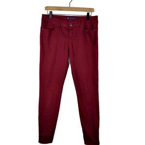 Devine Rights of Denim ankle zip jeans red sz 30